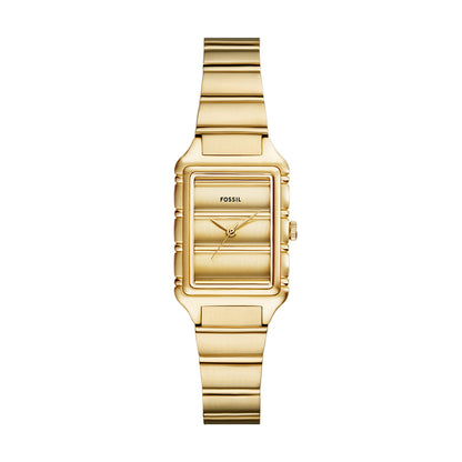 Fossil Women's Raquel Three-Hand Gold-Tone Stainless Steel Watch - ES5389