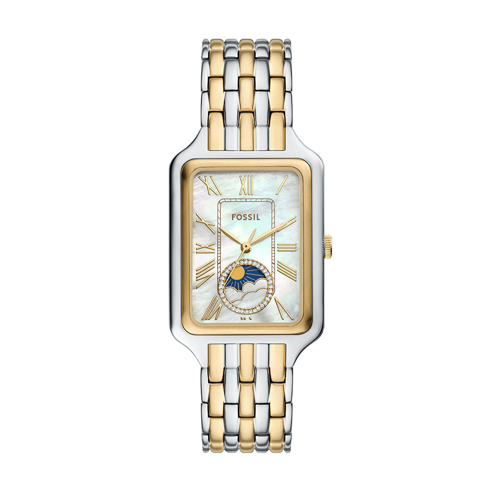 Fossil Women's Raquel Sun Moon Multifunction Two-Tone Stainless Steel Watch - ES5399