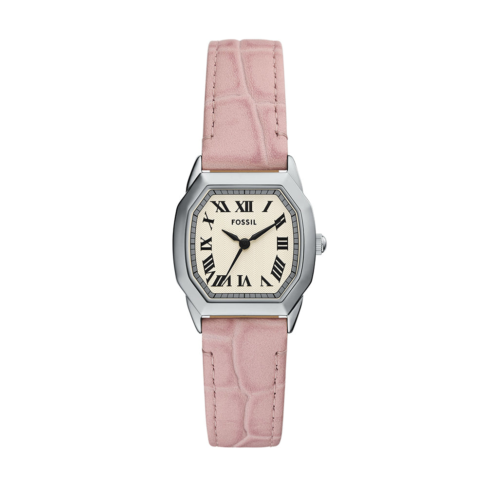 Fossil Harlow Three-Hand Light Pink Leather Watch - ES5406