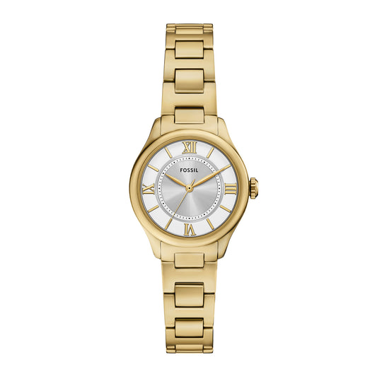 Fossil Women's Gilmore Three-Hand Gold-Tone Stainless Steel Watch