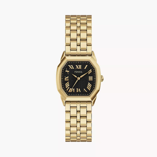 Fossil Women's Harlow Three-Hand Gold-Tone Stainless Steel Watch