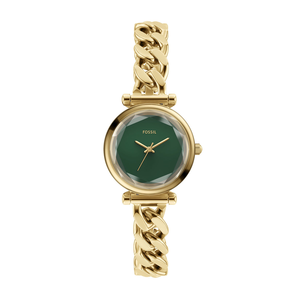 Fossil Women's Carlie Mini Three-Hand Gold-Tone Stainless Steel Watch - ES5441