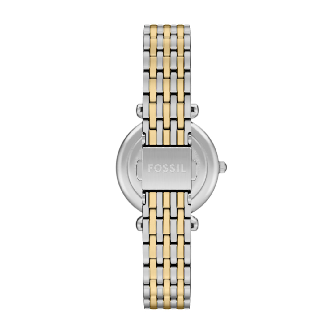 Fossil Women's Carlie Mini Three-Hand Two-Tone Stainless Steel Watch Set