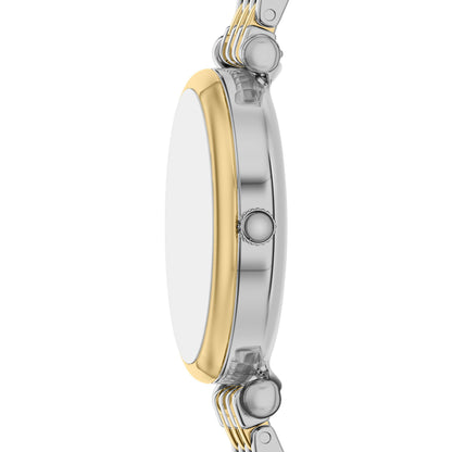 Fossil Women's Carlie Mini Three-Hand Two-Tone Stainless Steel Watch Set - ES5450SET