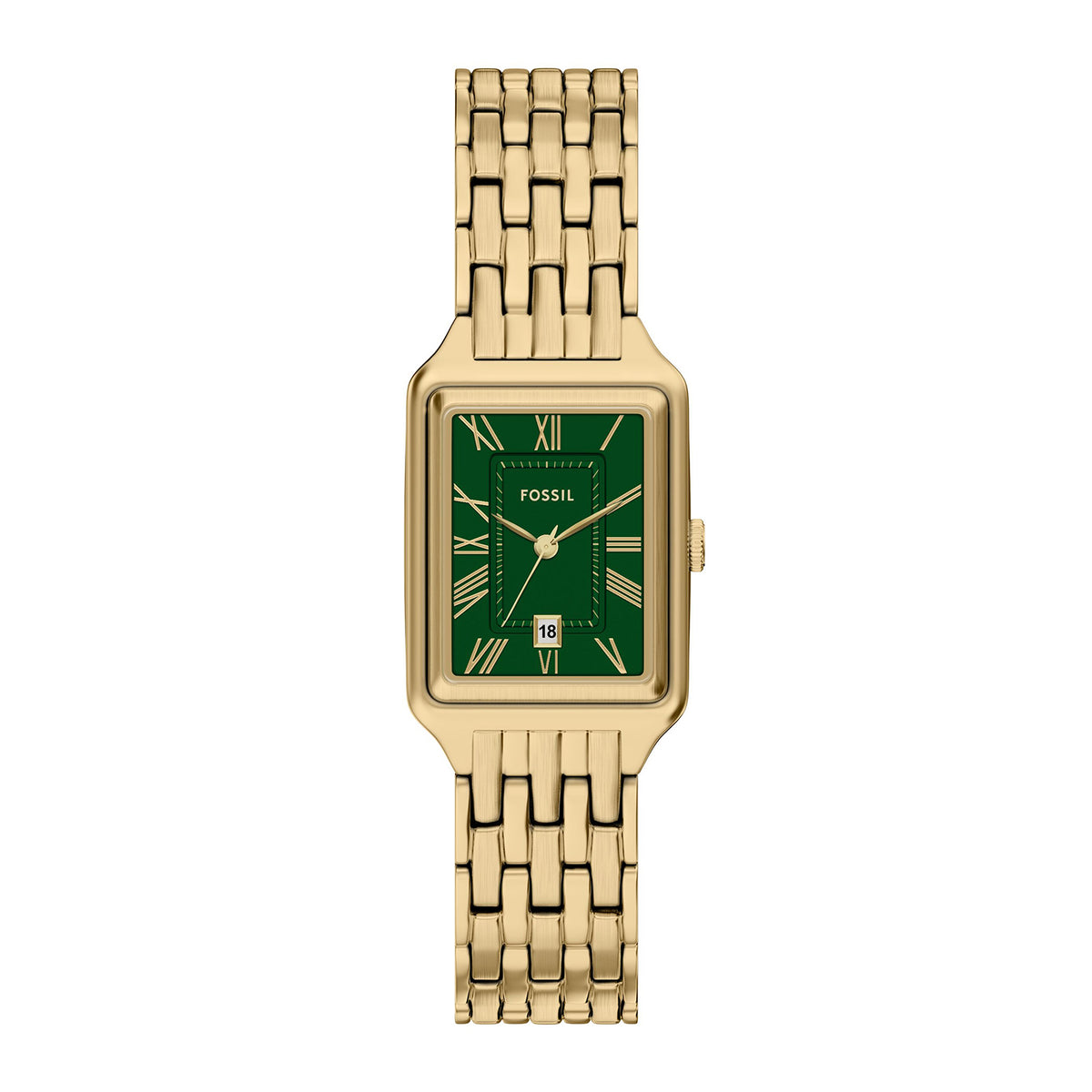 Fossil Women's Raquel Three-Hand Gold-Tone Stainless Steel Watch