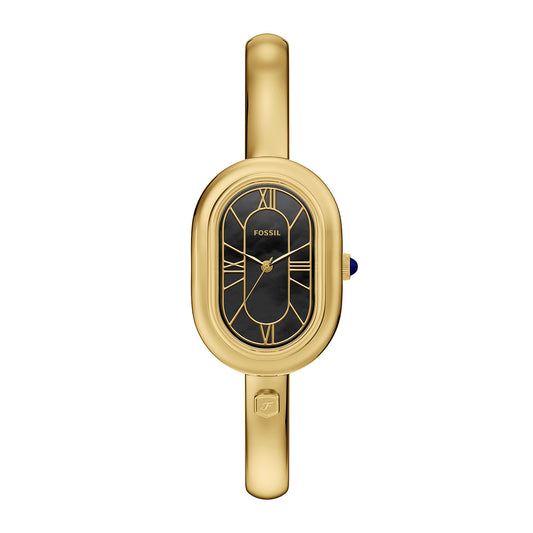 Fossil Women's Sloan Three-Hand Gold-Tone Stainless Steel Watch