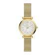 Fossil Women's Carlie Mini Three-Hand Gold-Tone Stainless Steel Watch