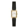 Fossil Women's Raquel Mini Three-Hand Black Leather Watch