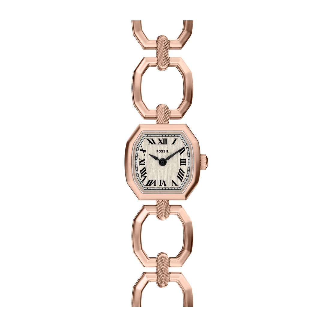 Fossil Women's Harlow Mini Two-Hand Rose Gold-Tone Stainless Steel Watch