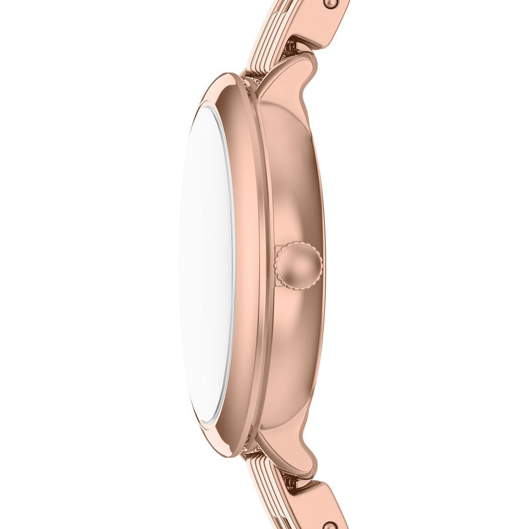 Fossil Women's Jacqueline Three-Hand Rose Gold-Tone Stainless Steel Watch