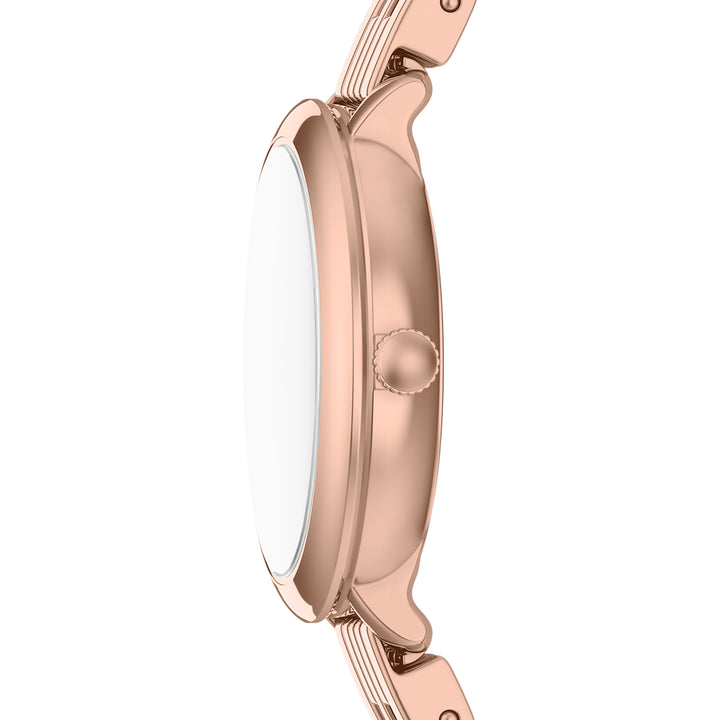Fossil Women's Jacqueline Three-Hand Rose Gold-Tone Stainless Steel Watch