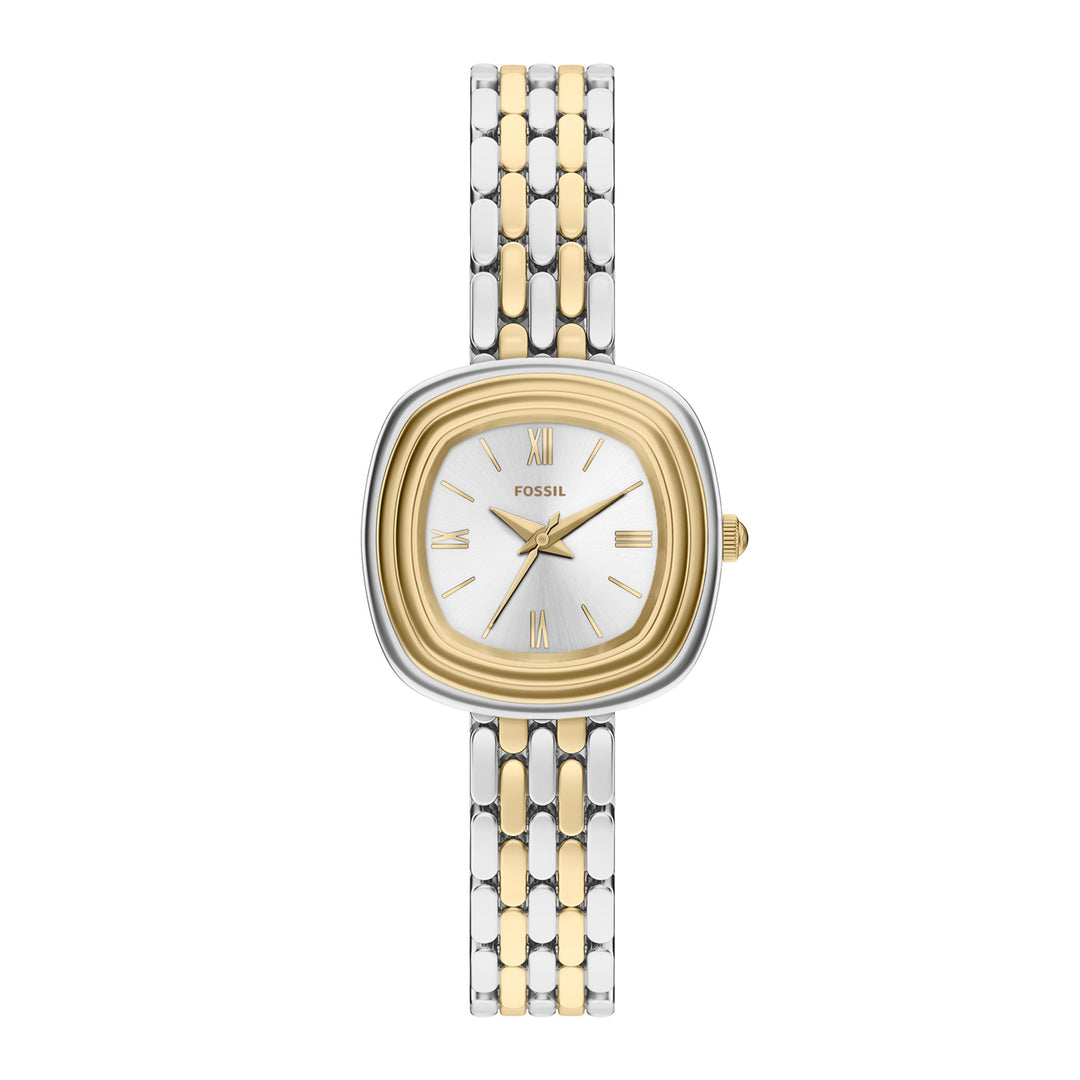 Fossil Women's Genevive Three-Hand Two-Tone Stainless Steel Watch
