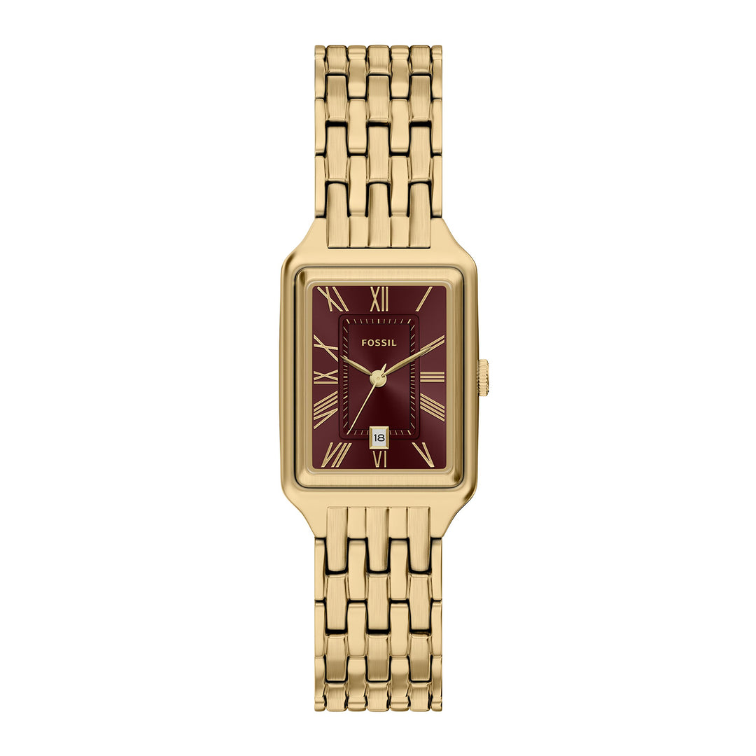 Fossil Women's Raquel 23mm Three-Hand Date Gold-Tone Stainless Steel Watch