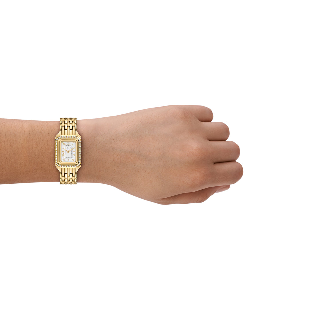 Fossil Women's Raquel 23mm Two-Hand Gold-Tone Stainless Steel Watch