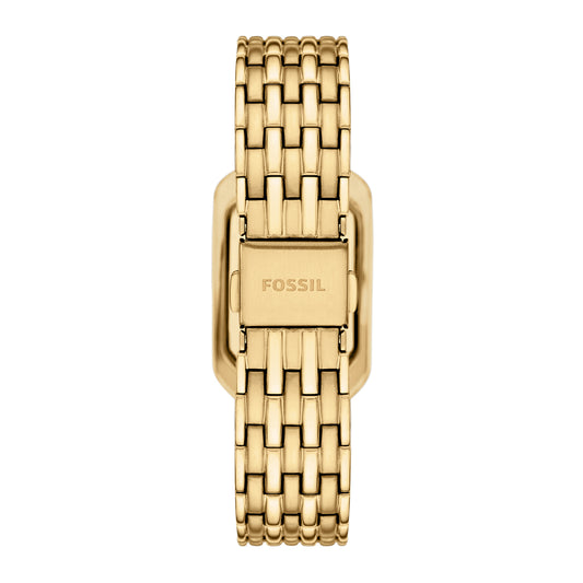Fossil Women's Raquel 23mm Two-Hand Gold-Tone Stainless Steel Watch