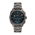 Fossil Machine Chronograph Smoke Stainless Steel Watch