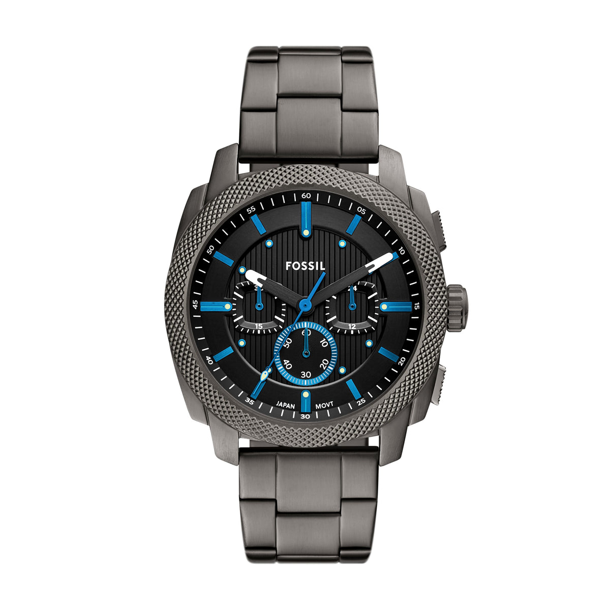Fossil Machine Chronograph Smoke Stainless Steel Watch - FS6098