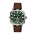 Fossil Machine Chronograph Brown Leather Watch