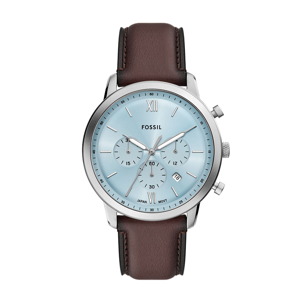 Fossil Neutra Chronograph Brown Leather Watch - FS6109