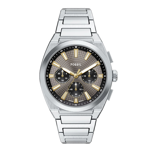 Fossil Men's Everett Chronograph Stainless Steel Watch