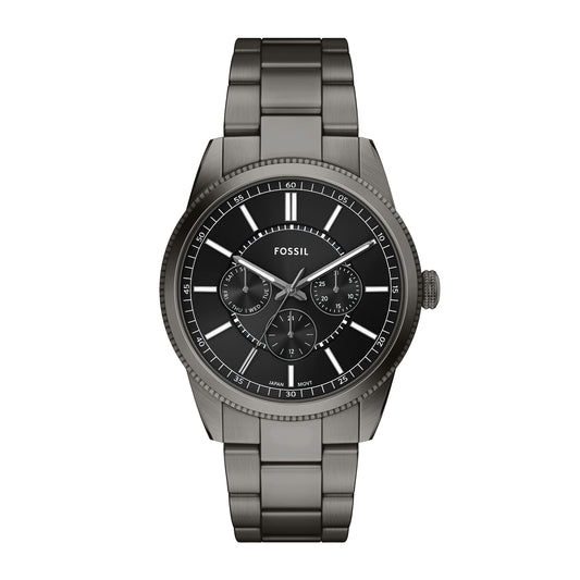 Fossil Men's Pearson Multifunction Gunmetal Stainless Steel Watch