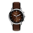 Fossil Men's Neutra Chronograph Brown Leather Watch
