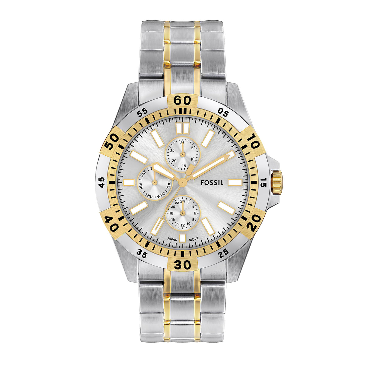 Fossil Men's Garrett Multifunction Two-Tone Stainless Steel Watch
