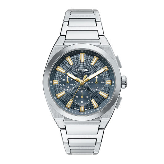 Fossil Men's Everett Chronograph Stainless Steel Watch