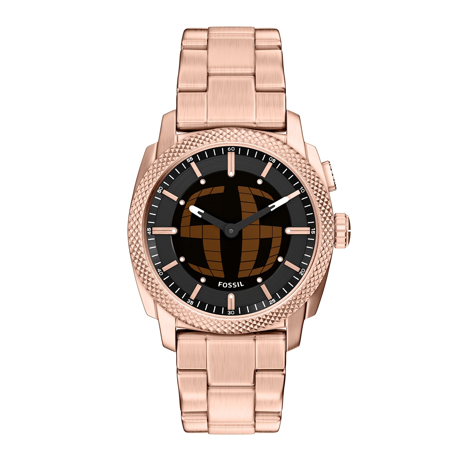Fossil Men's Machine Big Tic 41MM Rose Gold-Tone Stainless Steel