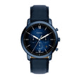 Fossil Men's Neutra Chronograph Navy Leather Watch