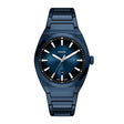 Fossil Men's Everett Three-Hand Navy Stainless Steel Watch