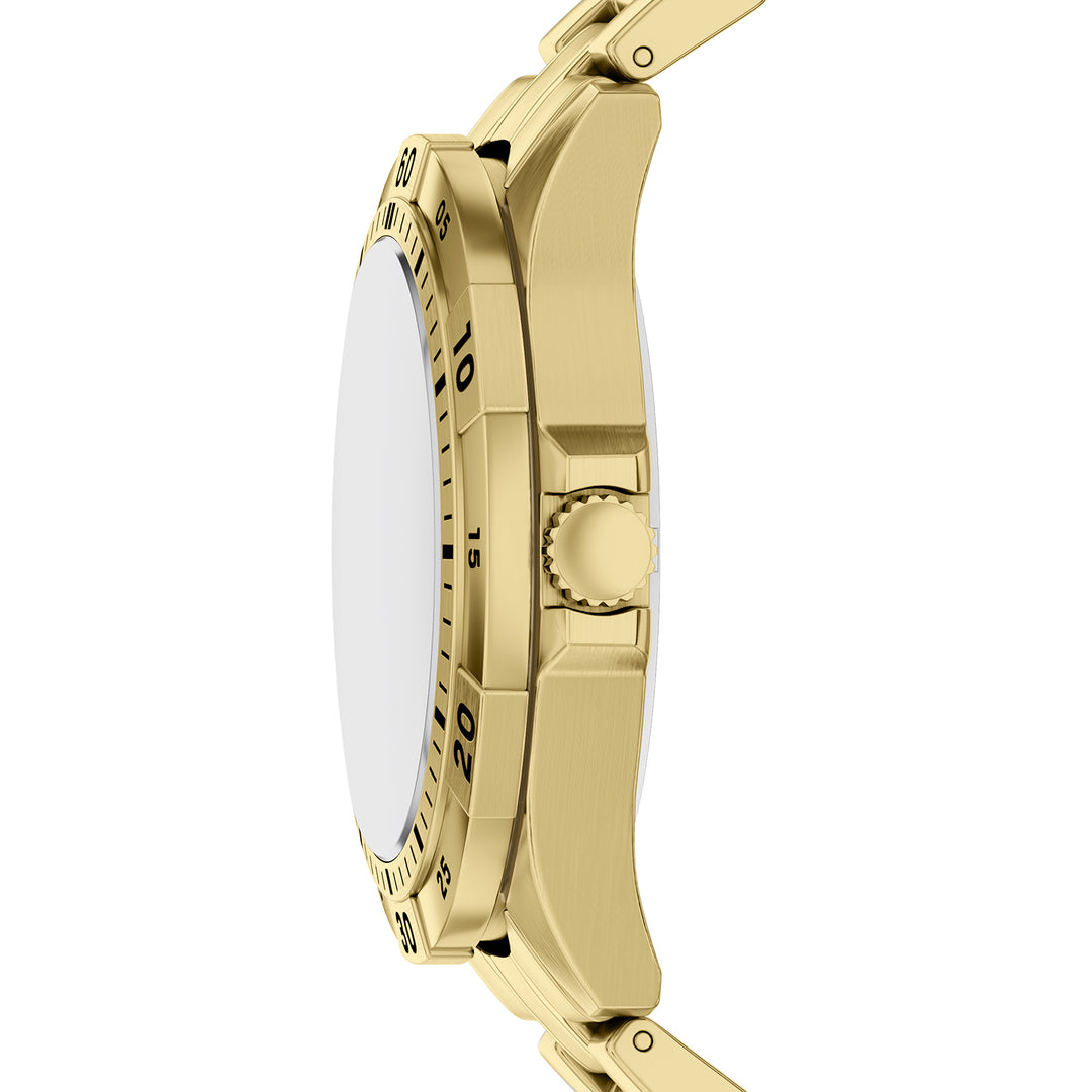 Fossil Men's Garrett 44mm Multifunction Gold-Tone Stainless Steel Watch