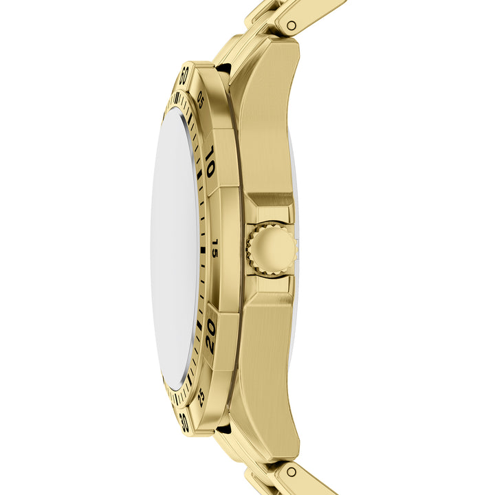 Fossil Men's Garrett 44mm Multifunction Gold-Tone Stainless Steel Watch