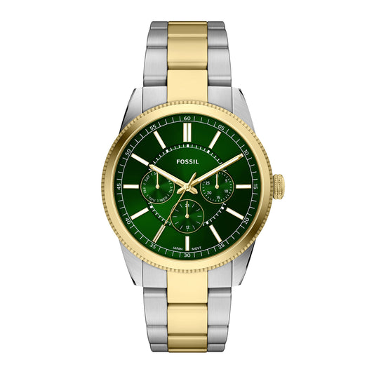 Fossil Men's Pearson 42mm Multifunction Two-Tone Stainless Steel Watch