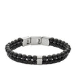 Fossil Men's Beaded Multi-Strand Bracelet