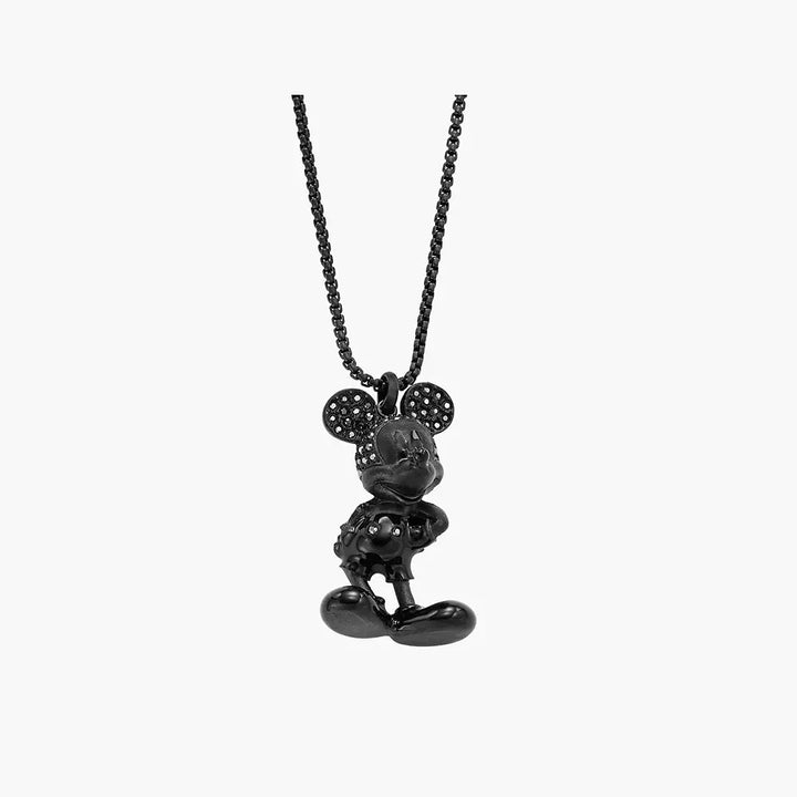 DISNEY FOSSIL SPECIAL EDITION BLACK STAINLESS STEEL CHAIN NECKLACE