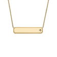 Fossil Women's Sadie Gold-Tone Stainless Steel ID Necklace