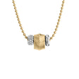 Fossil Women's Harlow Rondelles Two-Tone Stainless Steel Station Necklace