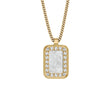 Fossil Women's Raquel Glitz White Mother-of-Pearl Pendant Necklace