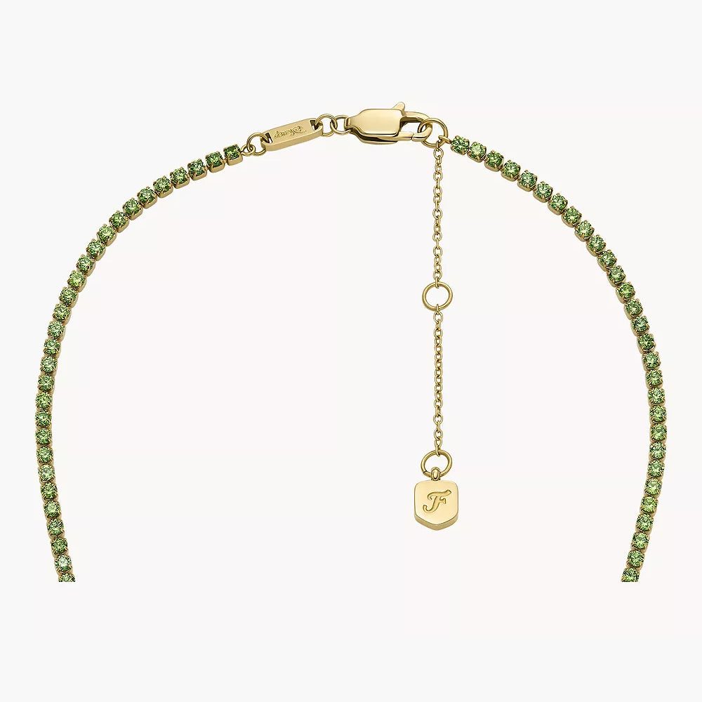 Disney Fossil Mickey Mouse Special Edition Crystal Tennis Necklace