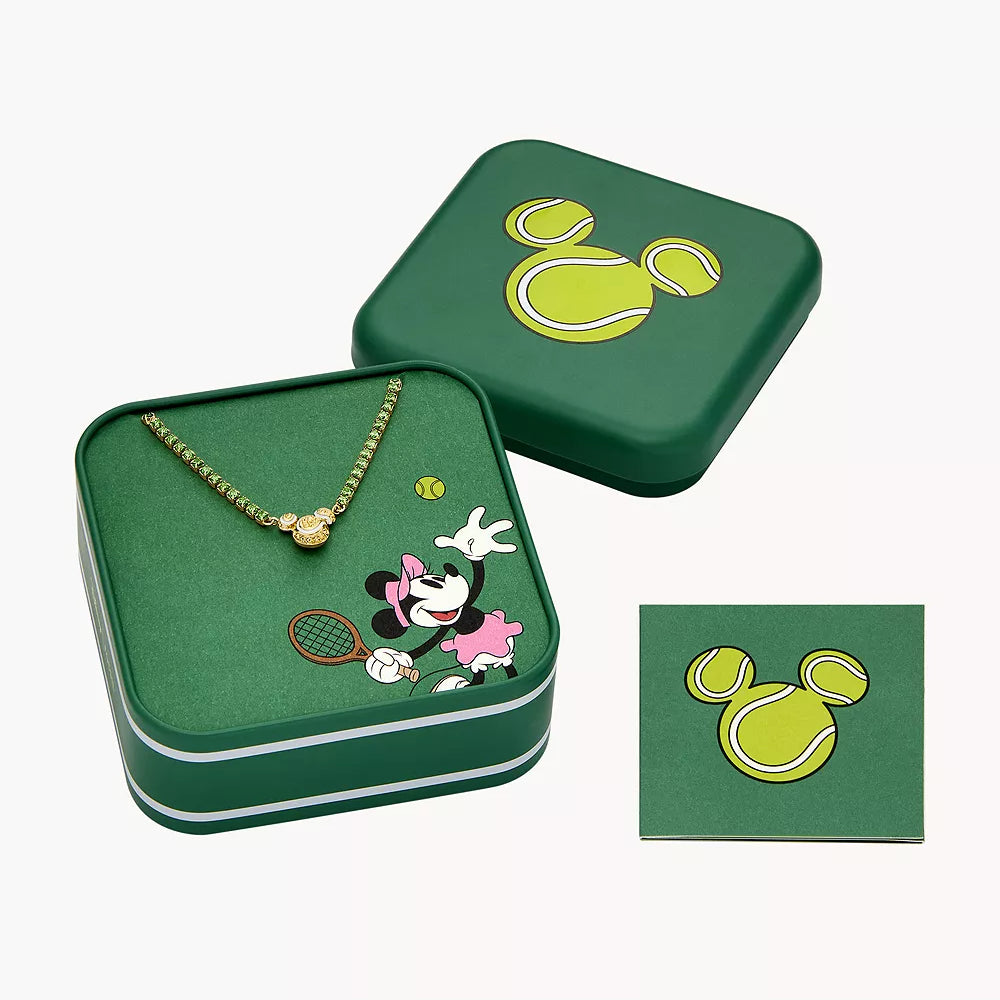 Disney Fossil Mickey Mouse Special Edition Crystal Tennis Necklace - JFC04762710