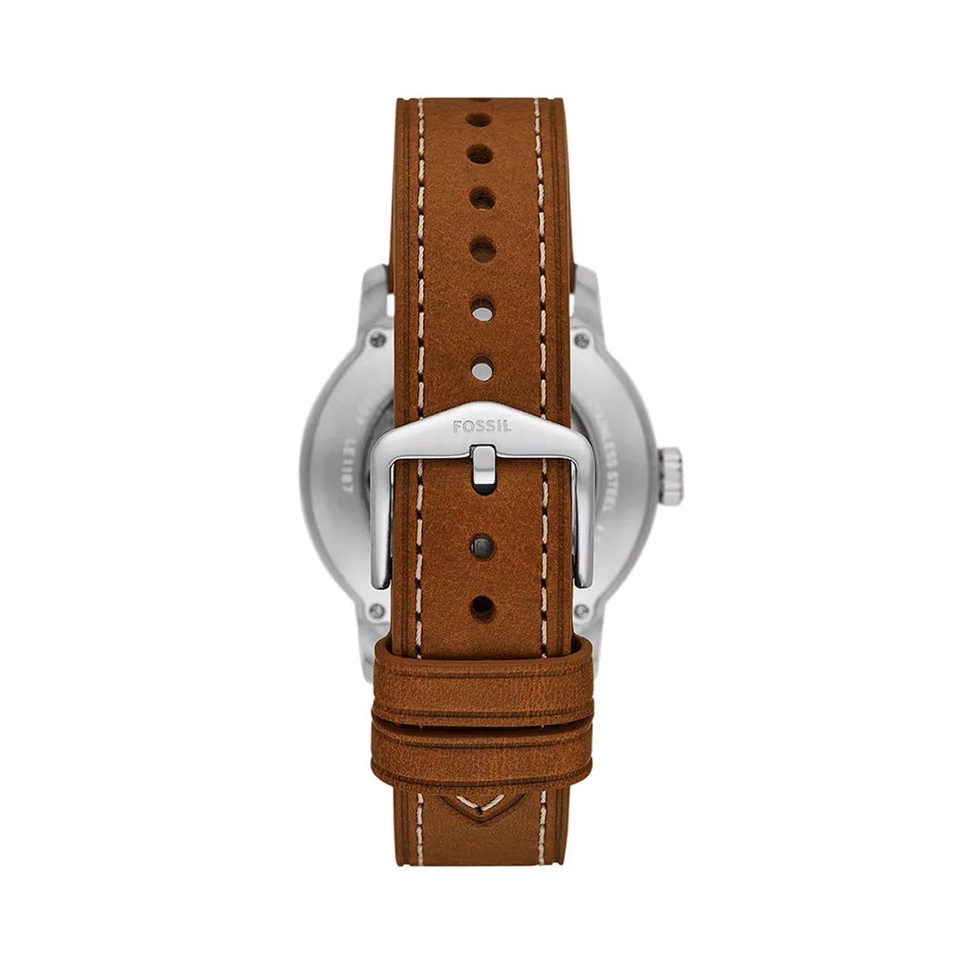 Disney Fossil Limited Edition Automatic Medium Brown LiteHide™ Leather Unisex Watch