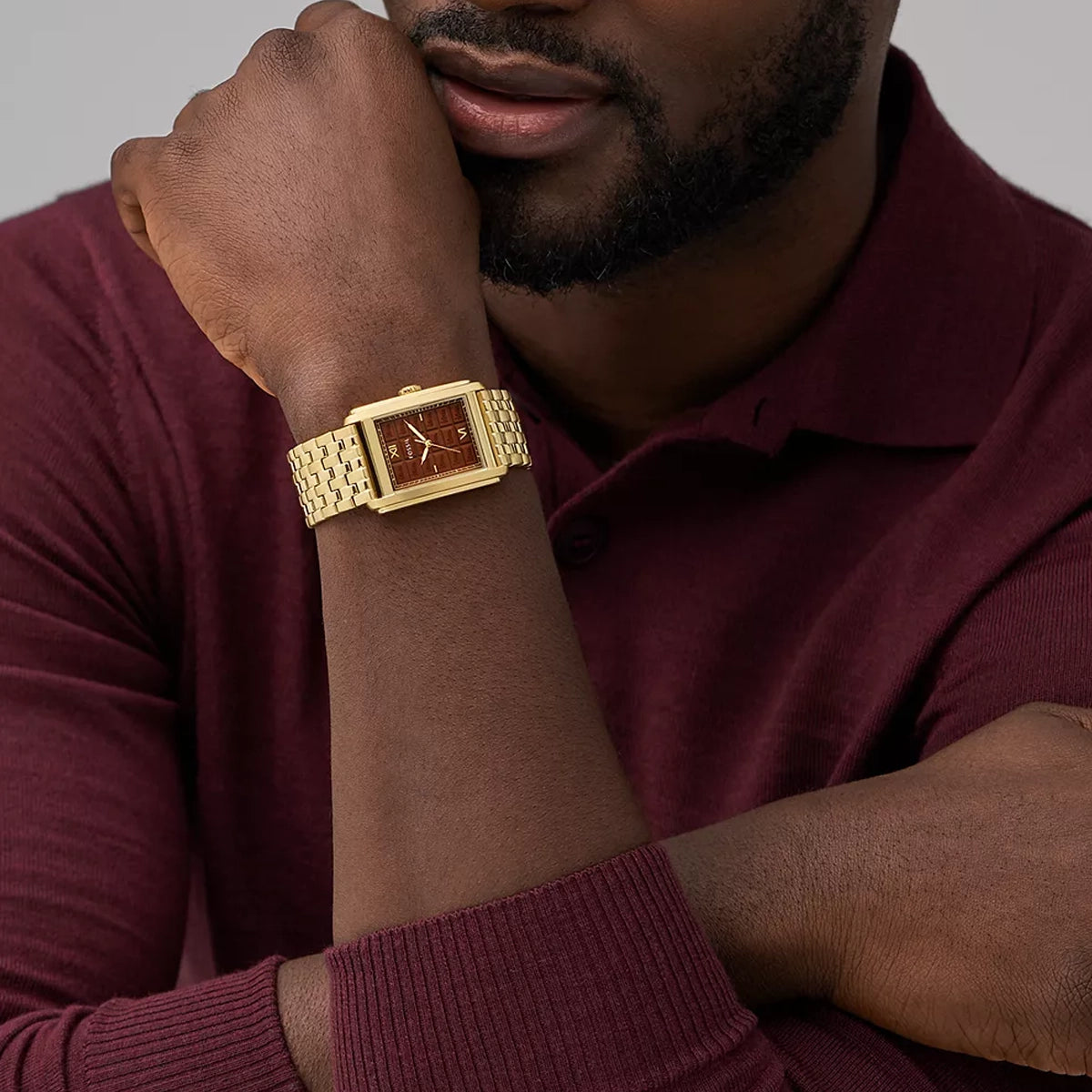Willy Wonka™ x Fossil Limited Edition Three-Hand Gold-Tone Stainless Steel Men's Watch