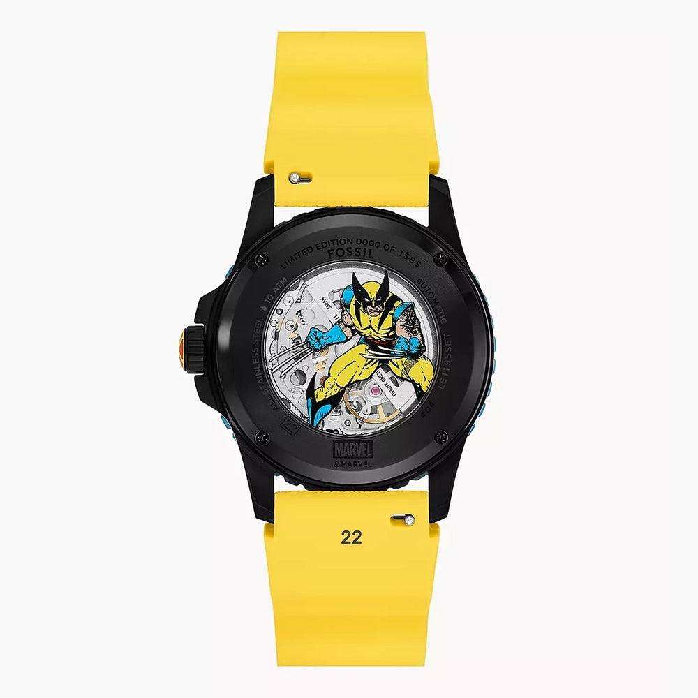 Marvel x Fossil Limited Edition Wolverine Automatic Watch