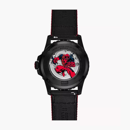 Marvel x Fossil Limited Edition Deadpool Automatic Watch