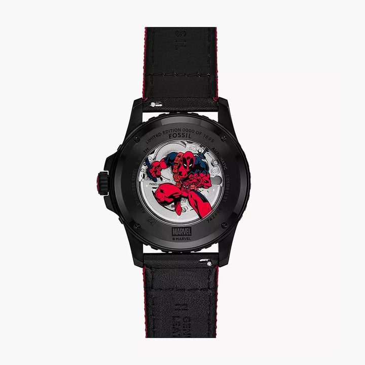 Marvel x Fossil Limited Edition DEADPOOL Automatic Watch