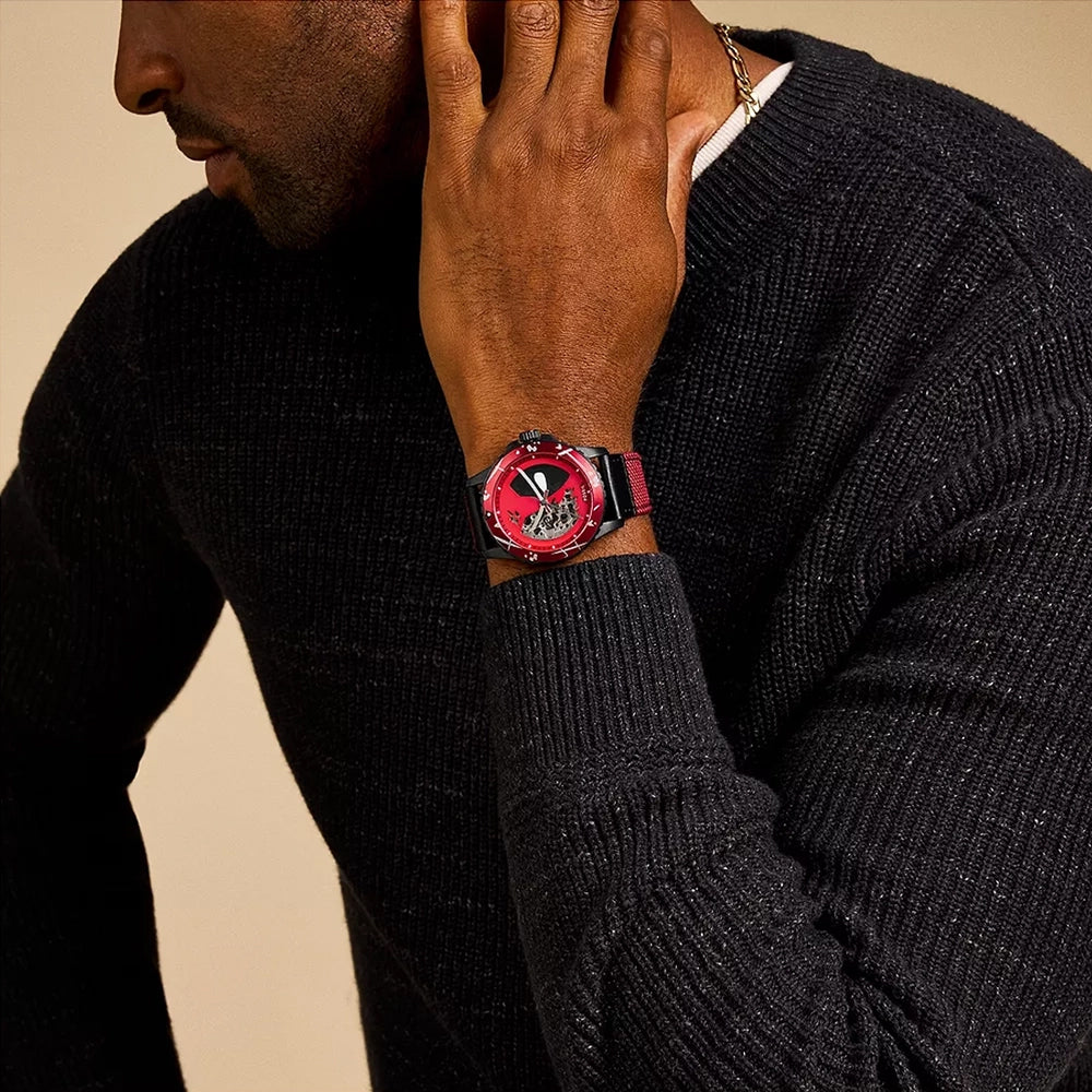 Marvel x Fossil Limited Edition Deadpool Automatic Watch