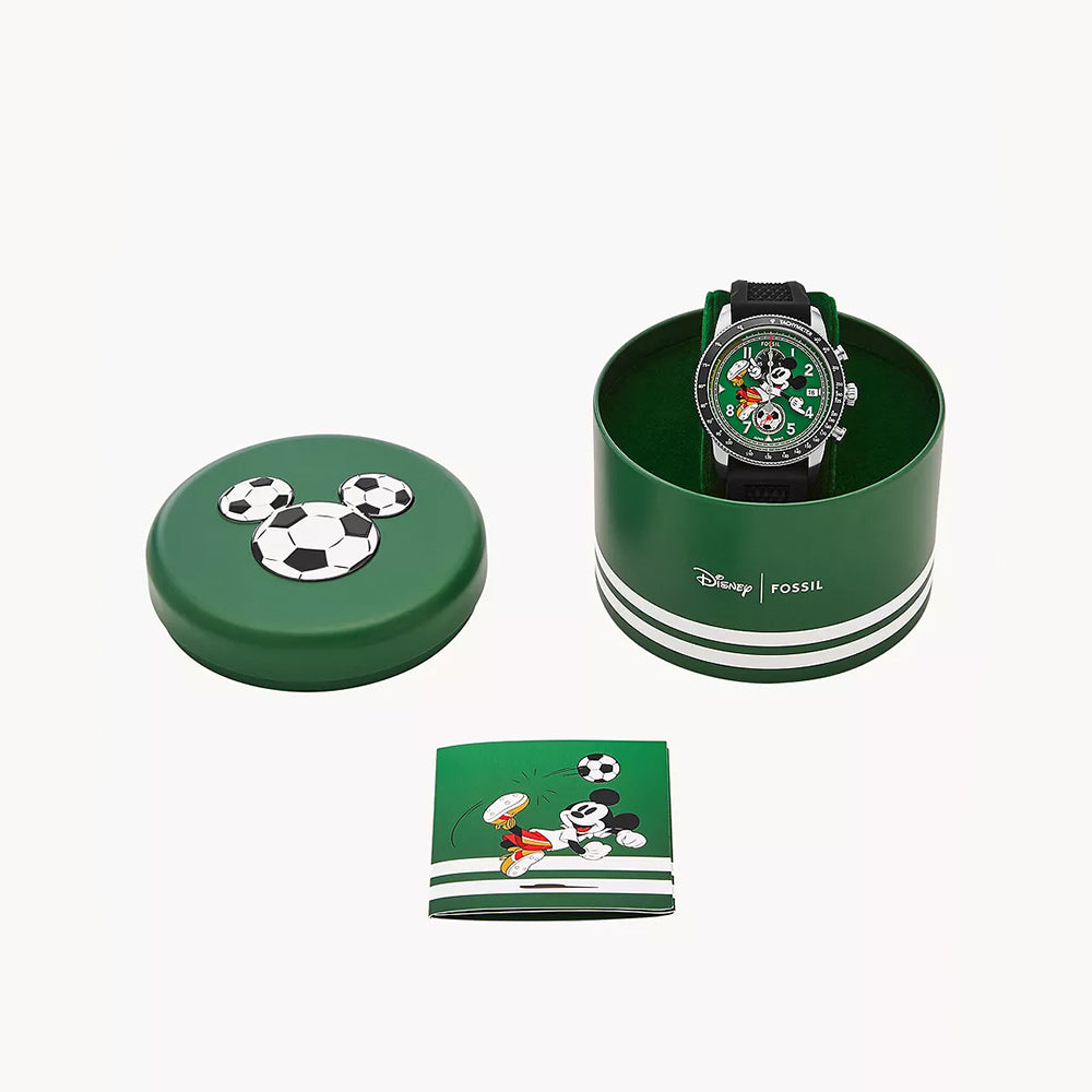 Disney x Fossil Limited-Edition Mickey Mouse Soccer Watch
