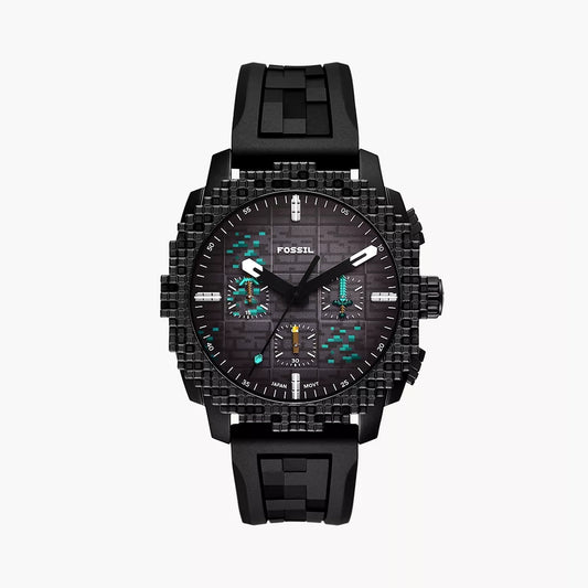 Minecraft x Fossil Limited-Edition Deepslate Chronograph Watch