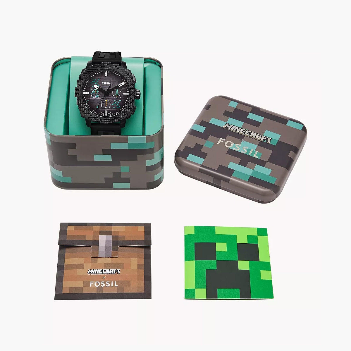 Minecraft x Fossil Limited-Edition Deepslate Chronograph Watch - LE1205